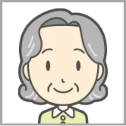 60代女性のイラスト